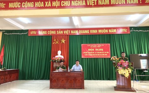 Công an xã Đồng Thịnh tổ chức Hội nghị "Công an lắng nghe ý kiến nhân dân" năm 2022